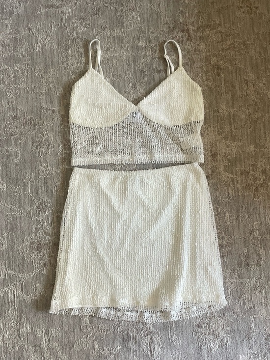 Princess Polly Dresses & Skirts - Princess Polly White Top and Mini Skirt Set